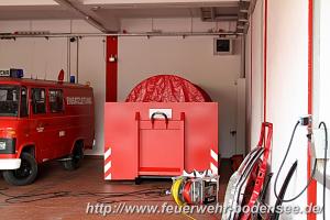 Abrollbehälter Ölsperre (Feuerwehr Überlingen)