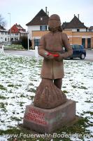 Feuerwehrgerätehaus Friedrichshafen - Skulptur (Feuerwehr Friedrichshafen)