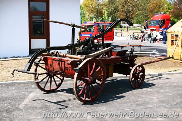 Antike Löschpunpe(Feuerwehr Friedrichshafen)